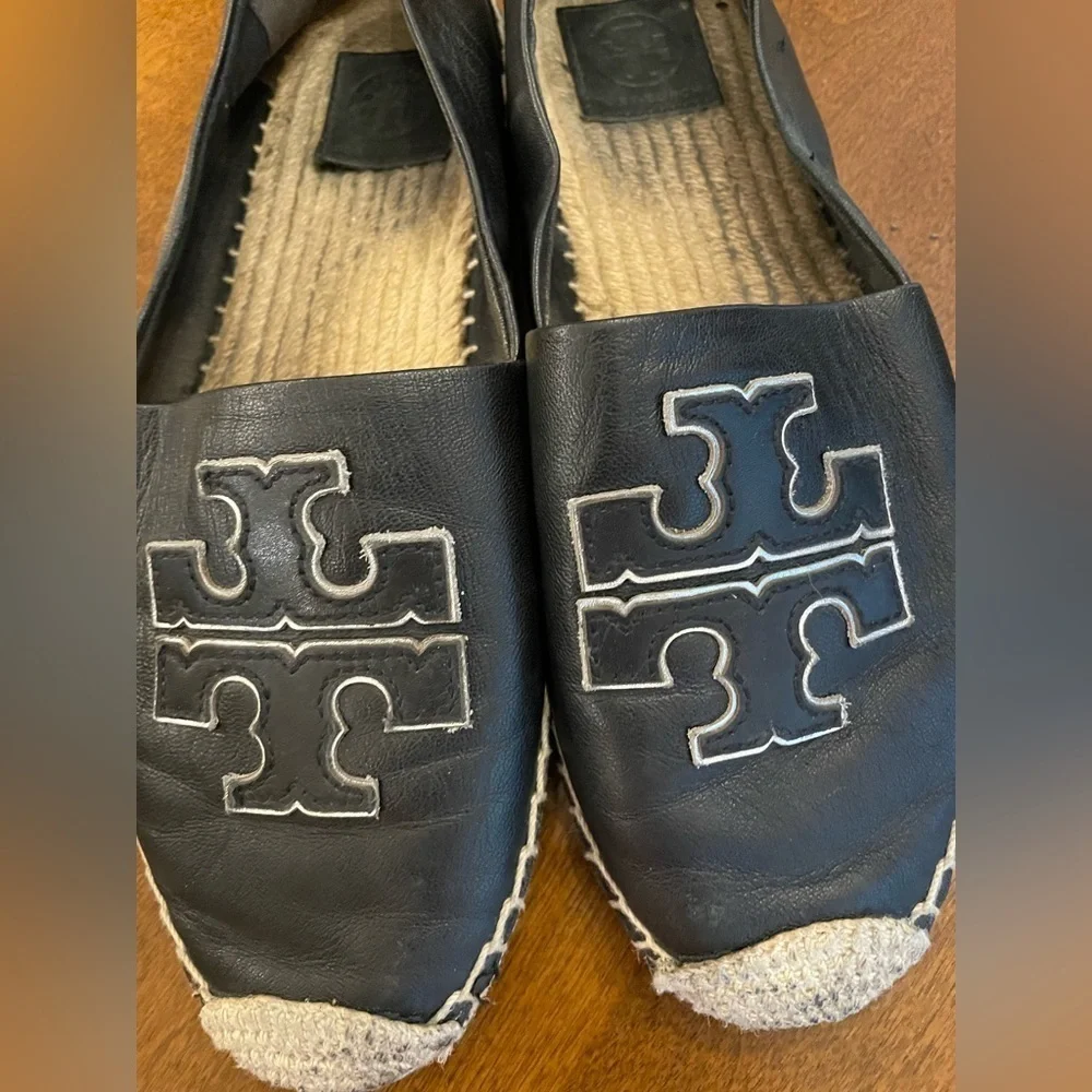 Tory Burch Black Ines Espadrilles 9.5